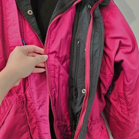 Vintage Women's Double Whammy 2 Piece Zippered Winter Snow Jacket Size Small - Picture 10 of 15